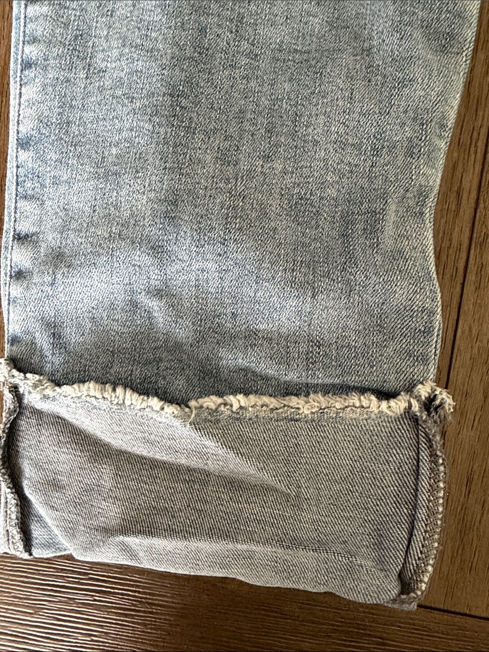Chico's Light Blue Cropped Distressed Jeans - Picture 4 of 8